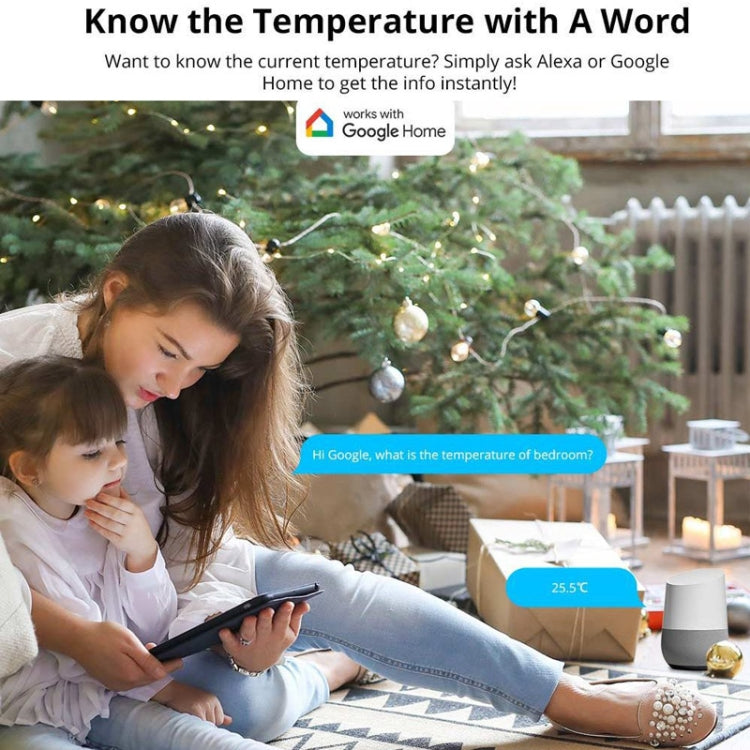 Wireless Temperature And Humidity Sensor Detector Smart Home