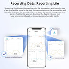 Wireless Temperature And Humidity Sensor Detector Smart Home