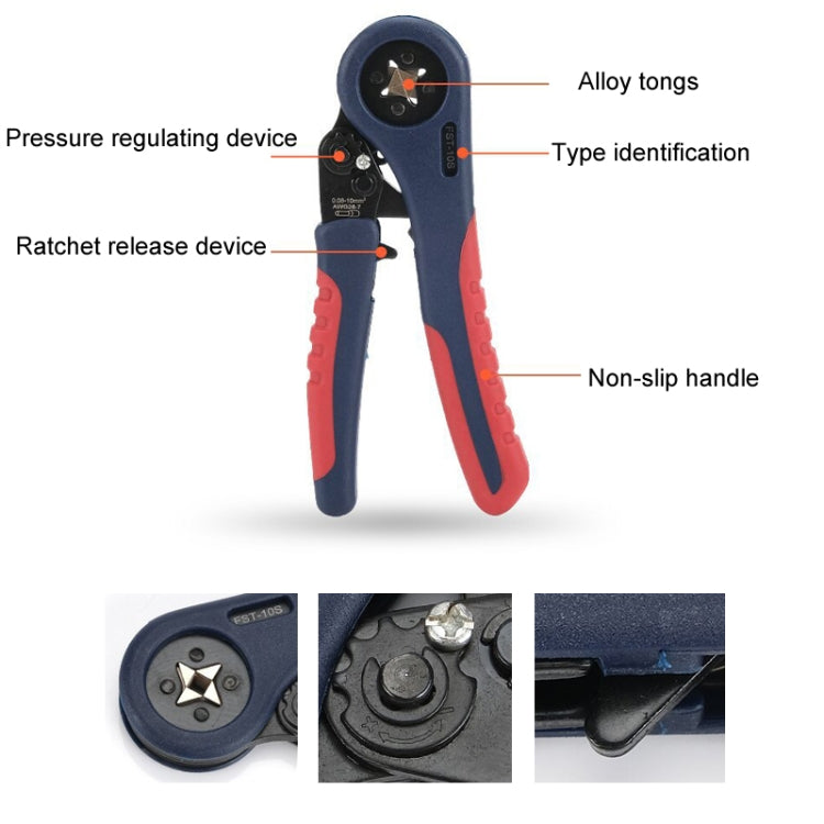 Manual Multifunctional VE Terminal Tube-shaped Special Crimping Pliers — view 5