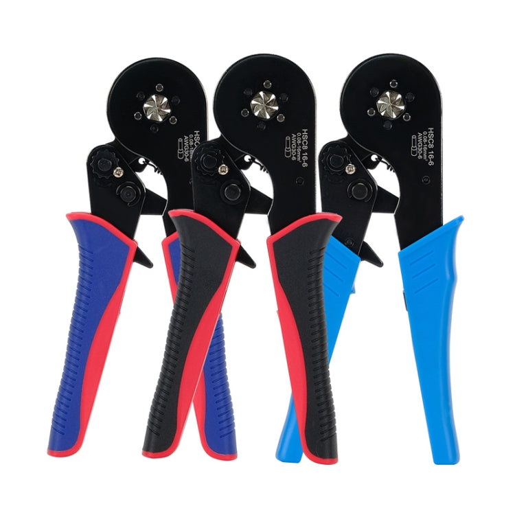 Wire Tube Type European Terminal Crimping Pliers — HCS8 16-6 Red Black