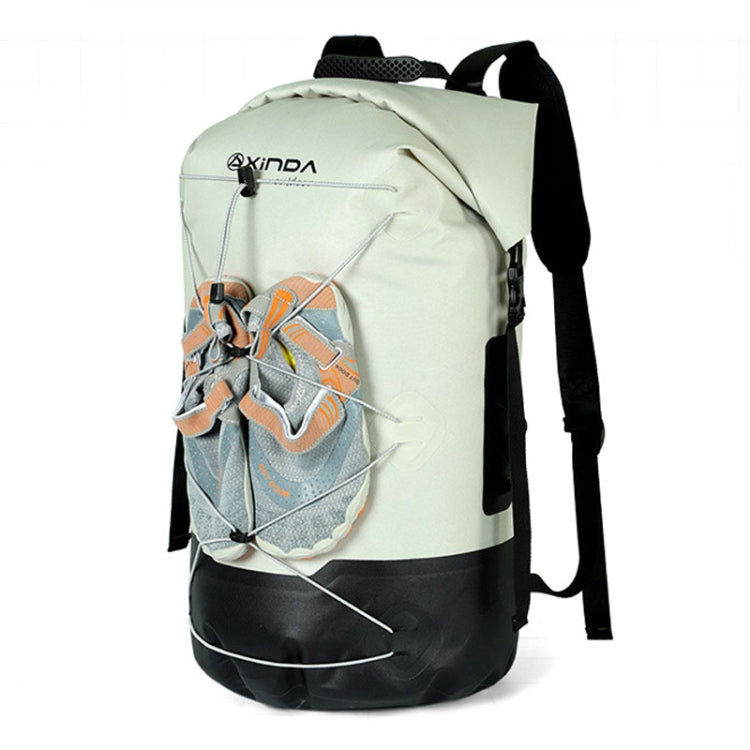 XINDA XD-BAG19 IPX7 Waterproof Outdoor Stream Tracing Backpack Diving Bag — Blue-36L