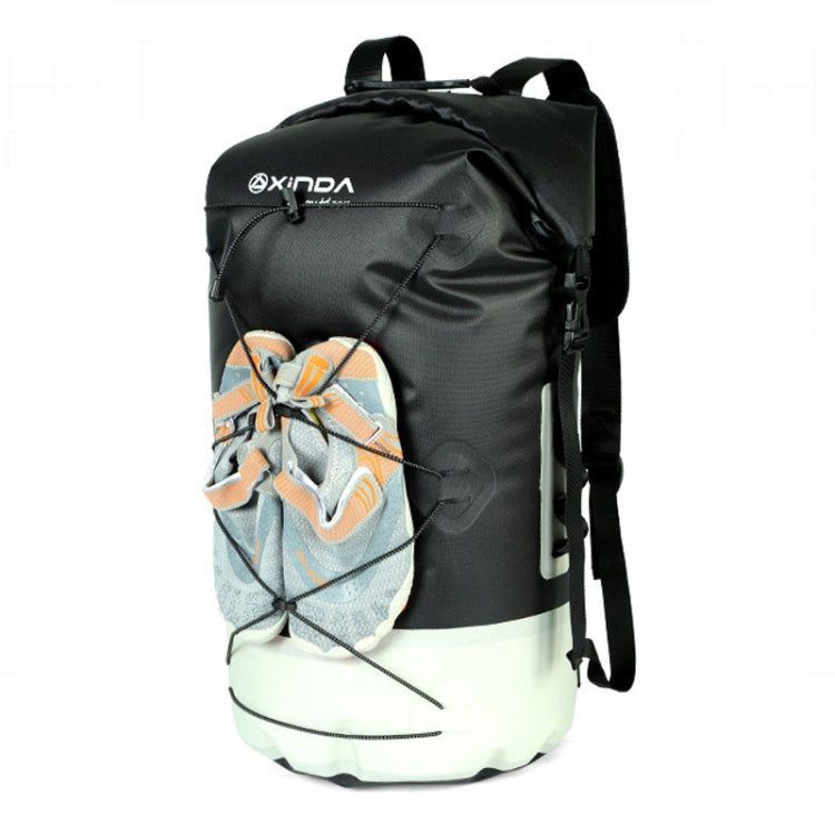XINDA XD-BAG19 IPX7 Waterproof Outdoor Stream Tracing Backpack Diving Bag — Black-16L