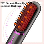 Wireless Hair Straightening Comb USB Charging Curling Iron