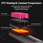 Wireless Hair Straightening Comb USB Charging Curling Iron