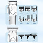 3pcs /Set Men Home Hair Salon High-power Hair Clipper — view 10