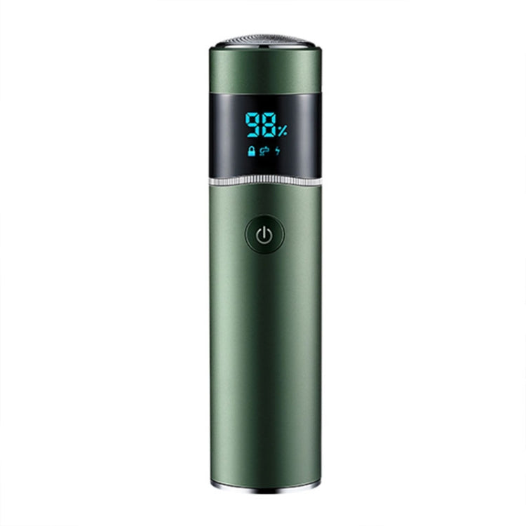 S-1090 IPX7 Waterproof 8D Portable LED Digital Display Round Electric Shaver