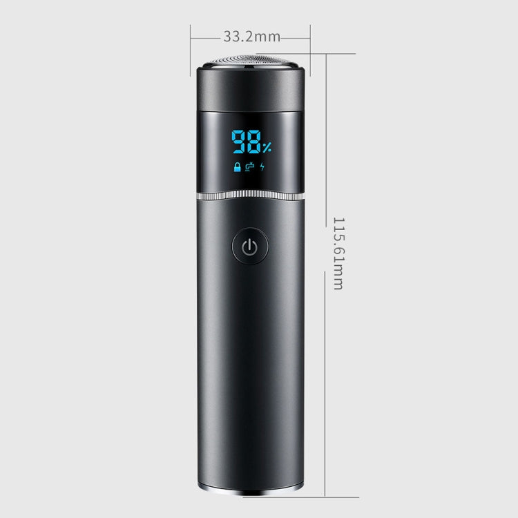 S-1090 IPX7 Waterproof 8D Portable LED Digital Display Round Electric Shaver — view 5