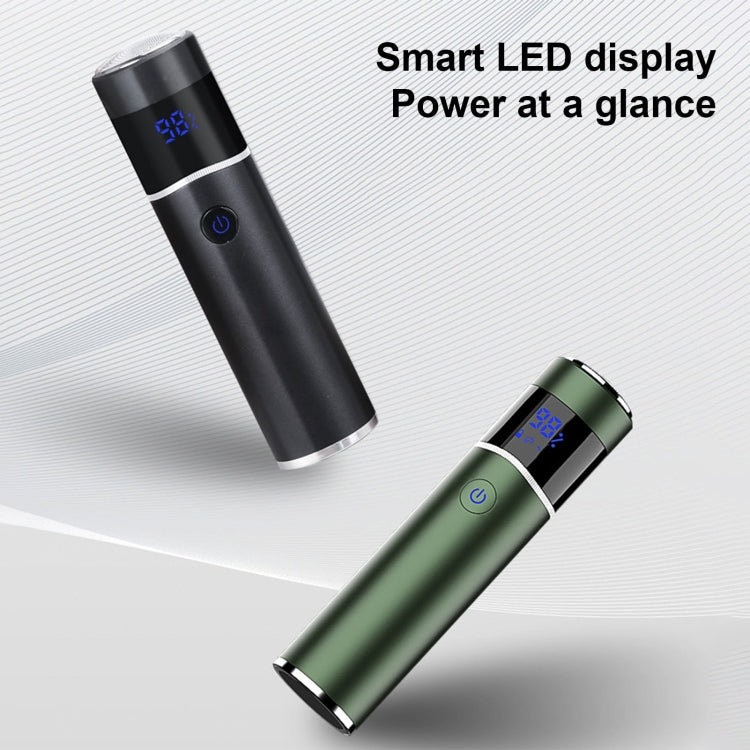 S-1090 IPX7 Waterproof 8D Portable LED Digital Display Round Electric Shaver — view 6