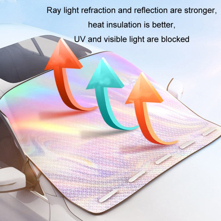 Car Laser Front Windshield Sun Protection Heat Insulation Sunshade