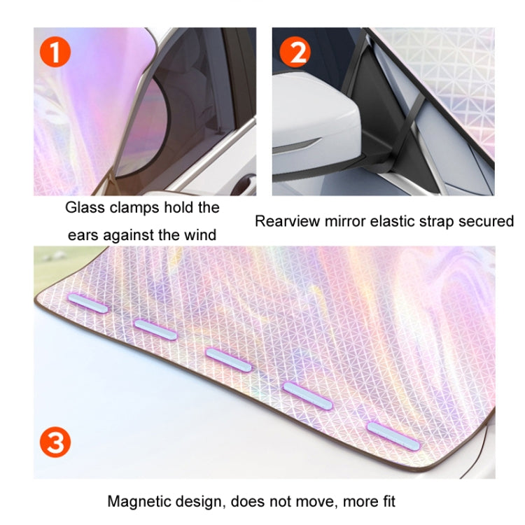 Car Laser Front Windshield Sun Protection Heat Insulation Sunshade
