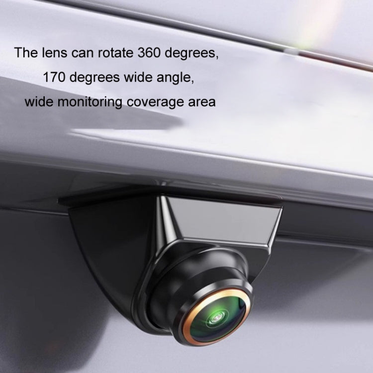 360-degree Adjustable Three-control Metal Fisheye Reversing Camera