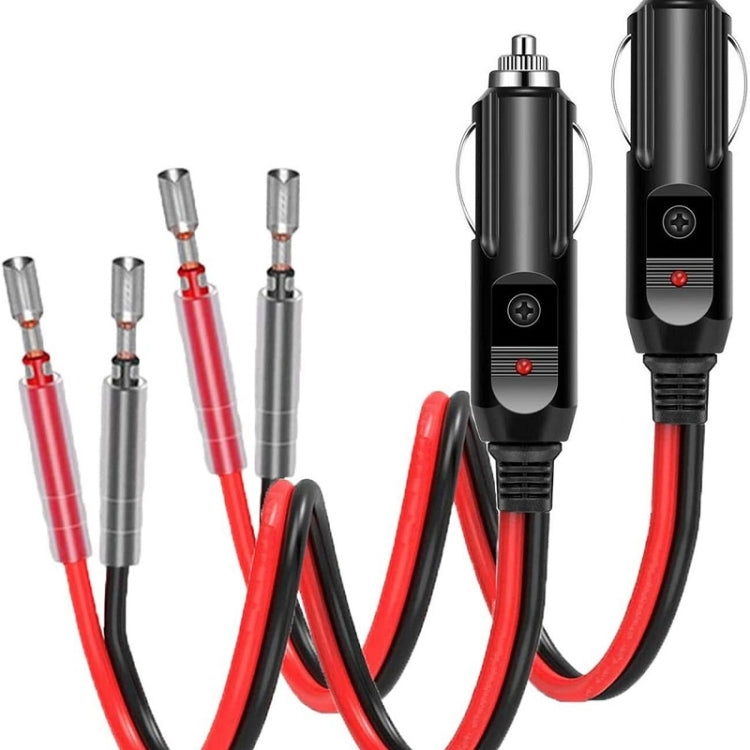 16AWG 15A 12V/24V Fused Cigarette Lighter Plug With Lead
