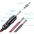 16AWG 15A 12V/24V Fused Cigarette Lighter Plug With Lead