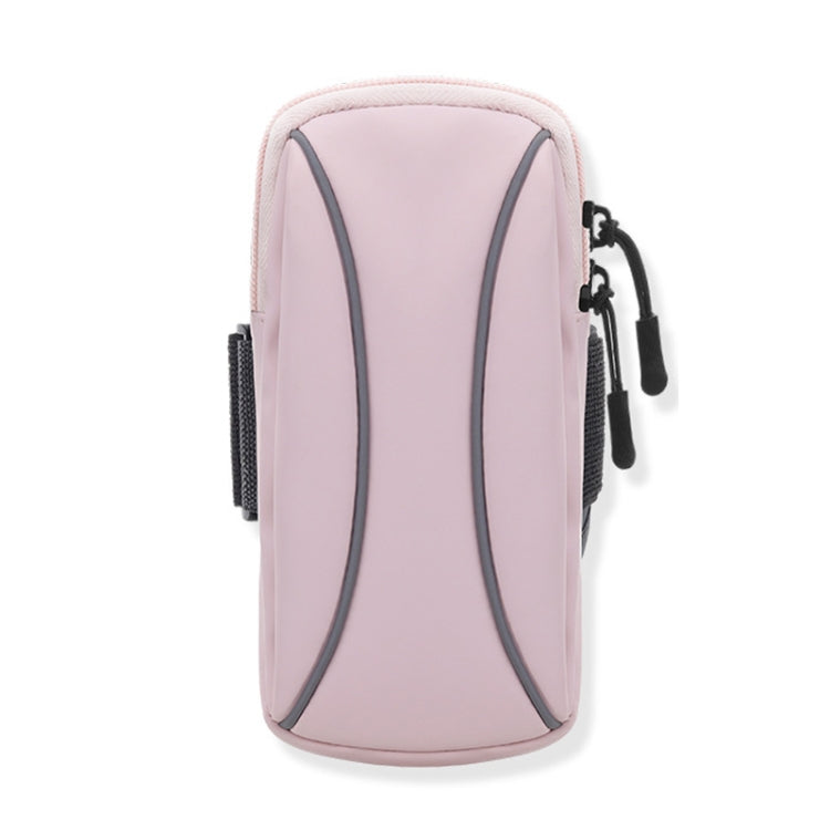 Outdoor Running Cell Phone Arm Bag Unisex Waterproof Mobile Phone Pouch — Gray