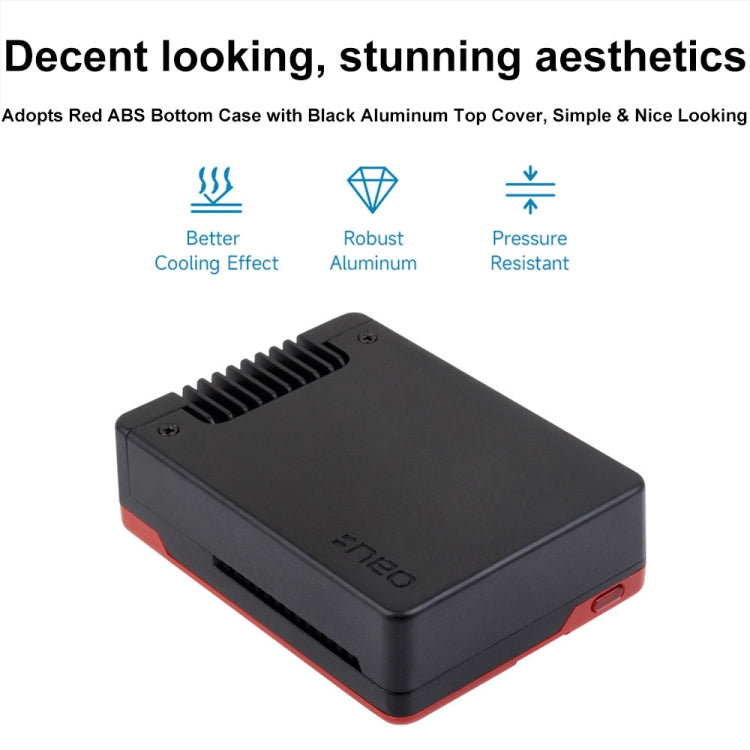 Waveshare 26587 For Raspberry Pi 5 Argon Neo Aluminum Alloy Case