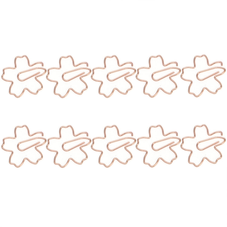 Metal Special-shaped Paper Clips File Classification And Storage Paper Clips — 10pcs /Box Sakura