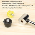 No Bounce Mounting Hammer Handmade DIY Double Face Tap Rubber Hammer — view 6