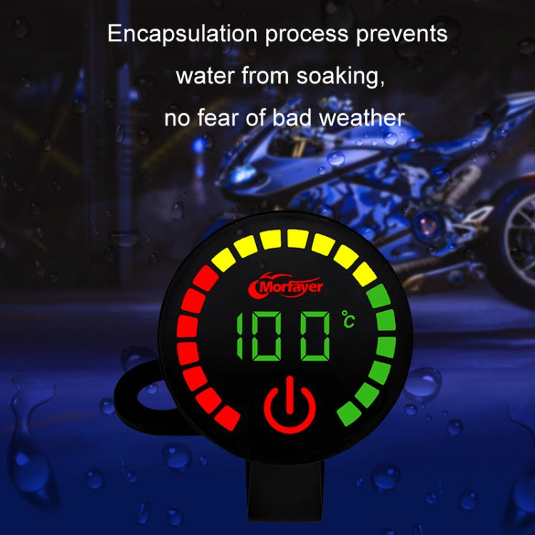 Morfayer Motorcycle Dual Display Intelligent Alarm Power Meter