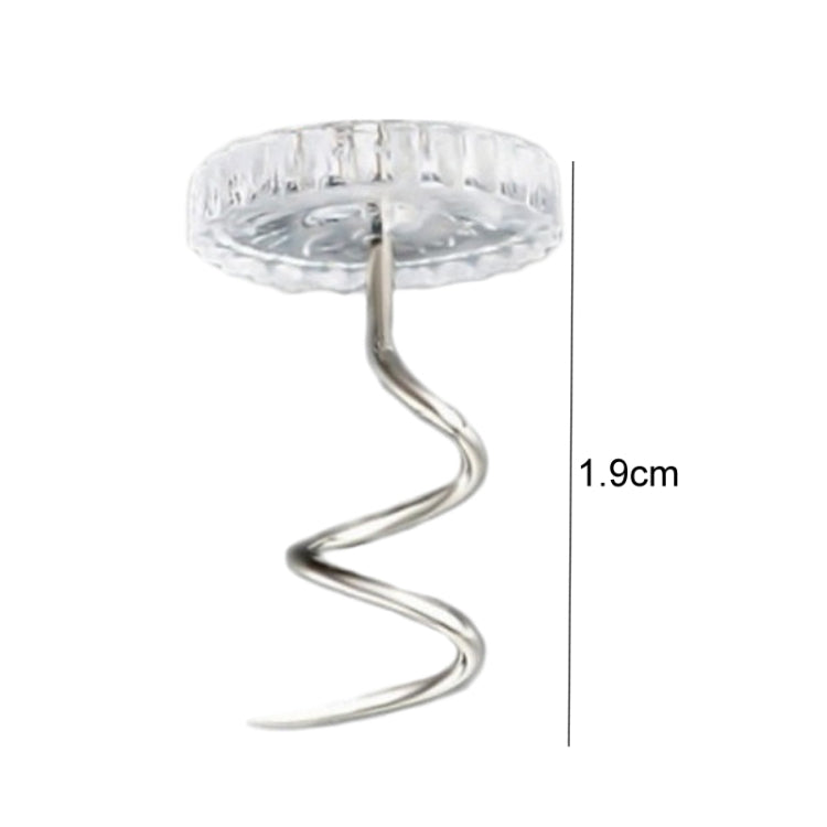 Twist Nails Transparent Spiral Nails Sofa Cushion Bed Sheet Skirt Fixer — view 4