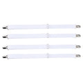 4pcs Sofa Fixer Fabric Sofa Cushion Fixing Strap Blanket Sheet Fastening Buckle
