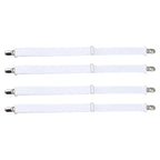 4pcs Sofa Fixer Fabric Sofa Cushion Fixing Strap Blanket Sheet Fastening Buckle