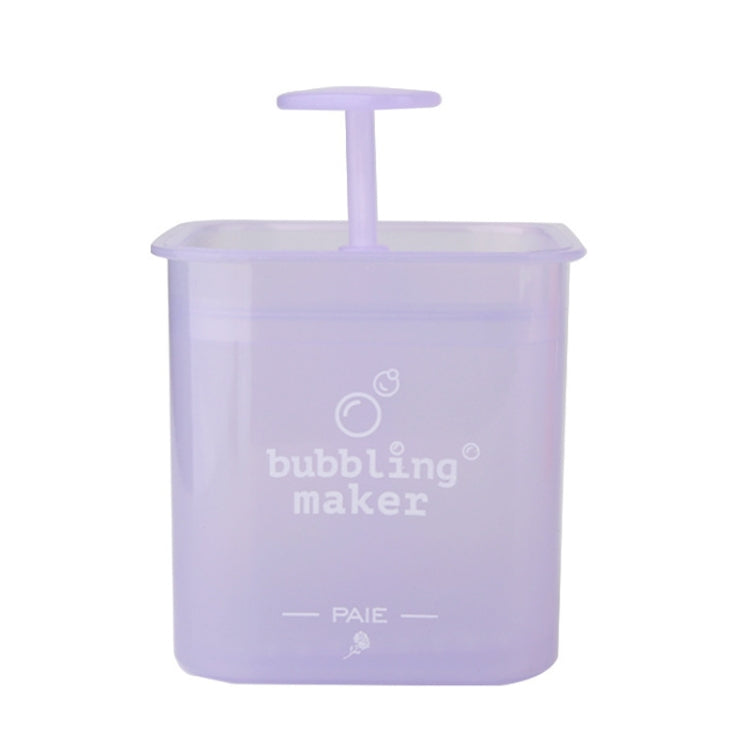 Facial Cleanser Foaming Maker Bubbler Cup Travel Portable Manual Foaming Bottle — Small Pink