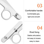 All Steel Thread Scissors Cross Stitch V-Shape Home Tailoring Yarn Scissors Fishing Shears — view 4