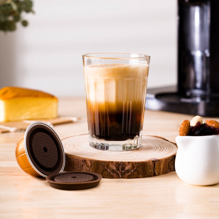 Compatible With Vertuoline Reusable Coffee Capsule Shell Silicone Cap