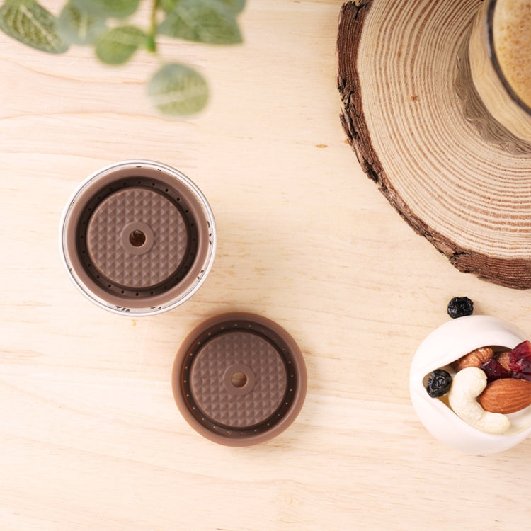 Compatible With Vertuoline Reusable Coffee Capsule Shell Silicone Cap