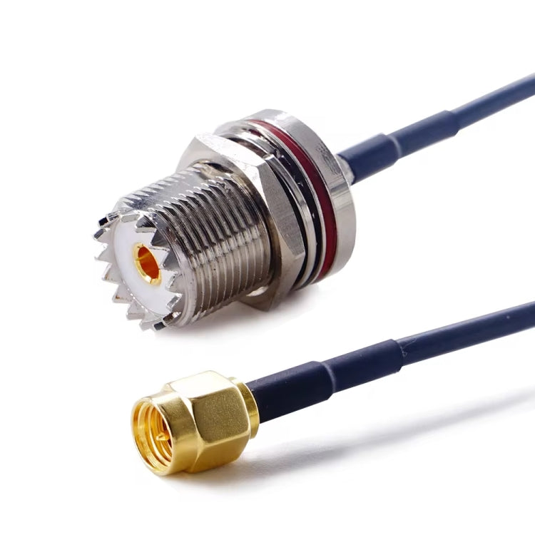 SMA Male To SO239 UHF Female Coaxial RF Cable RG174 Coaxial Connector — 15cm
