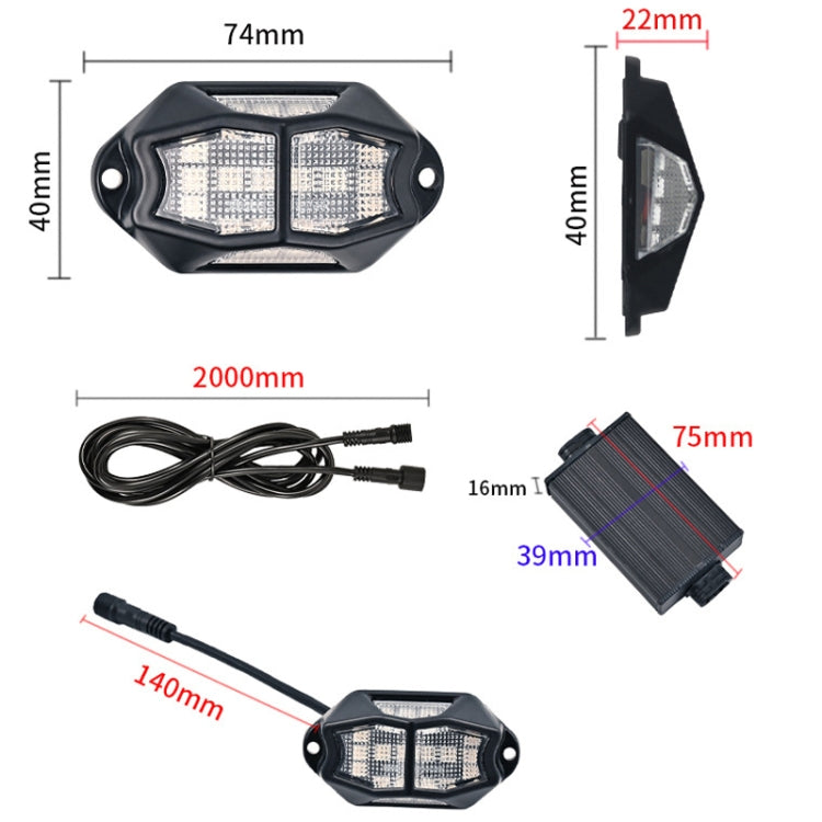 Car Chassis Light RGB Colorful Atmosphere Light