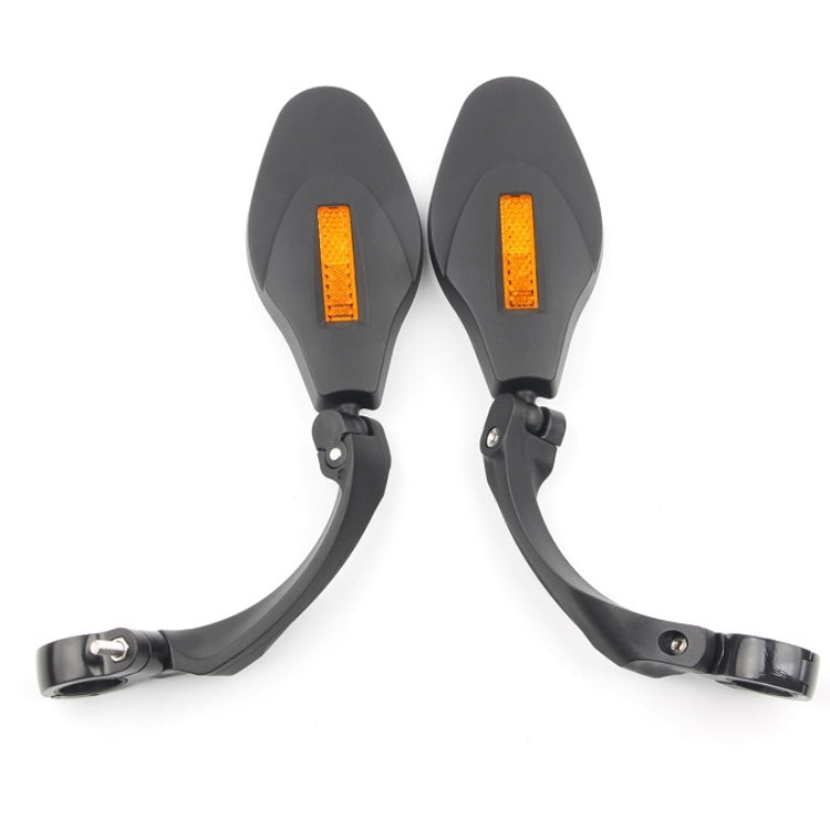 Bicycle Stainless Steel Mirror Foldable Rotating Rearview Mirror — 027 1pair