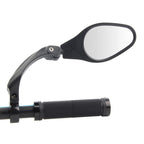 Bicycle Stainless Steel Mirror Foldable Rotating Rearview Mirror — 037 Single Left