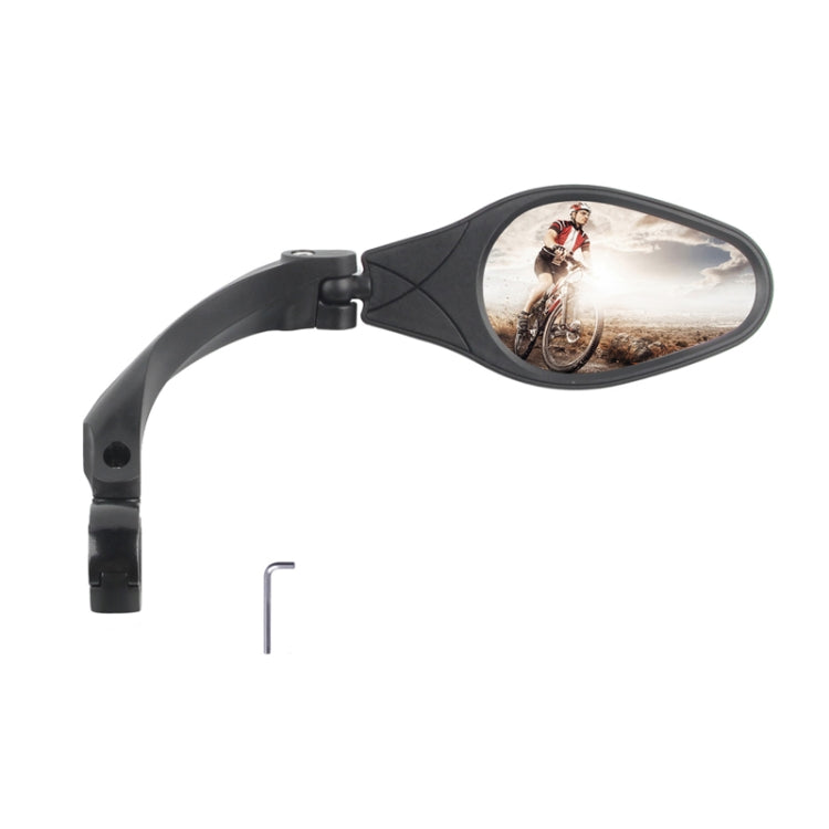 Bicycle Stainless Steel Mirror Foldable Rotating Rearview Mirror — 037 Single Right