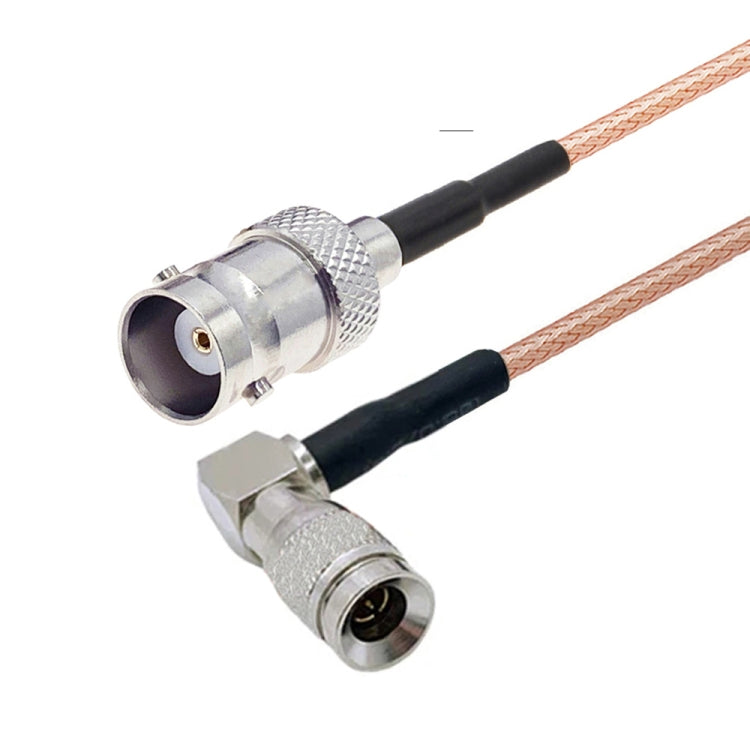 CC4 Male Elbow To BNC Female Connector Cable RG179 Coaxial RF Wire — 20cm