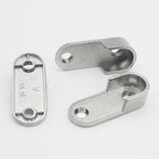 2pcs Wardrobe Closet Rod End Support Bracket Alloy Holder Hardware Furniture Accessories — view 6