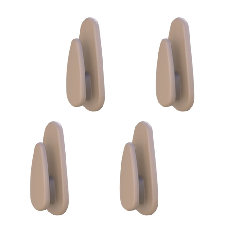 4pcs /Set Car Dashboard Adhesive Multifunctional Small Hook — Black