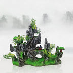 Resin Aquarium Fish Tank Landscaping Simulation Wigwam Decoration — view 2