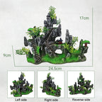 Resin Aquarium Fish Tank Landscaping Simulation Wigwam Decoration — view 3