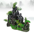 Resin Aquarium Fish Tank Landscaping Simulation Wigwam Decoration — view 5