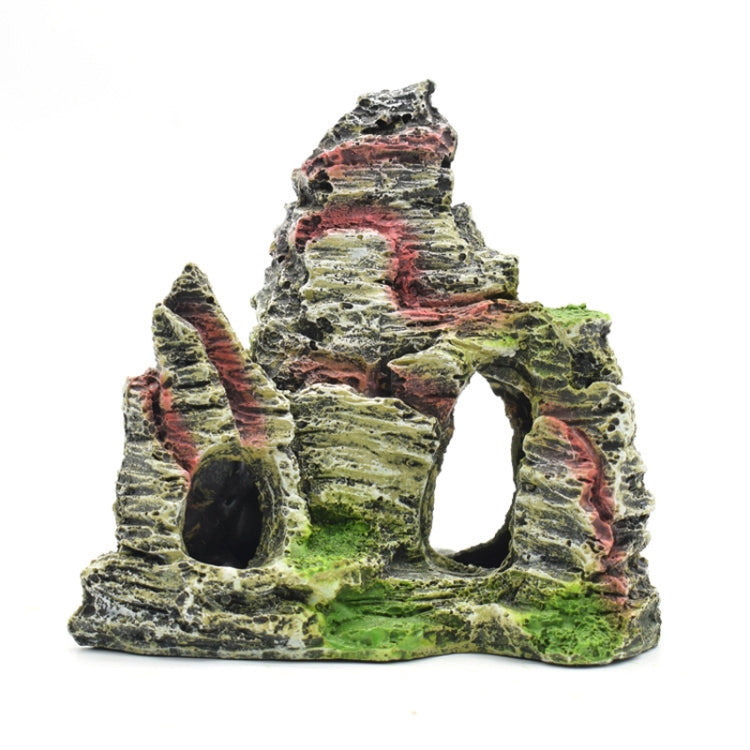 Aquarium Aquascape Accessories Resin Fish Tank Wigwam Landscape Decoration — Model B
