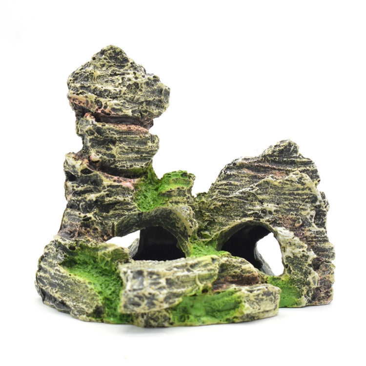 Aquarium Aquascape Accessories Resin Fish Tank Wigwam Landscape Decoration — Model C