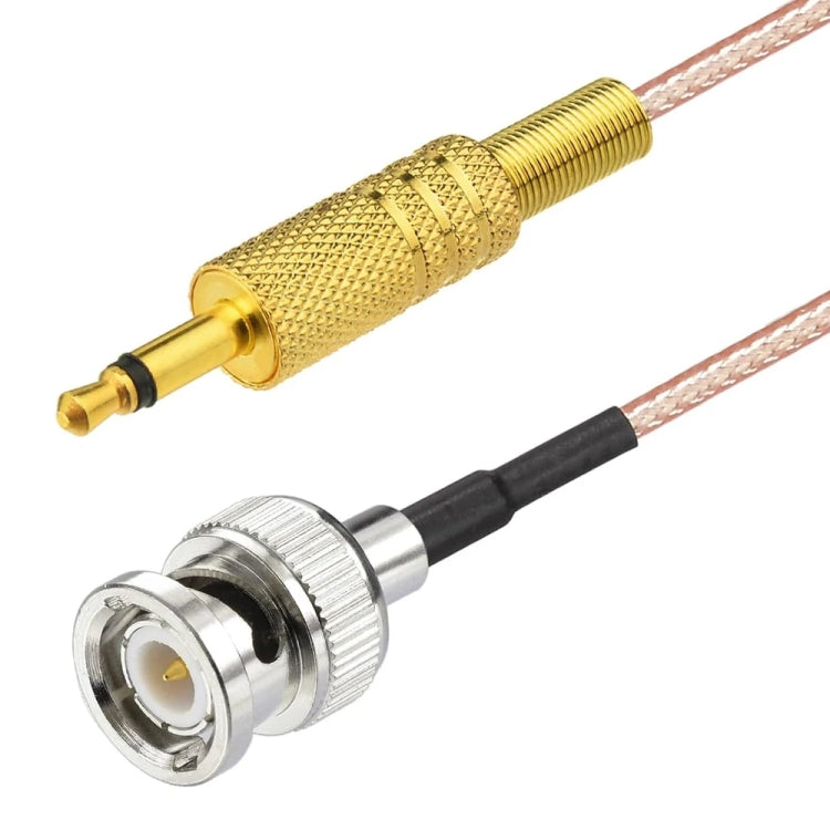 Stereo Adapter Coaxial Power Audio RG316 Cable — 15cm