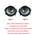 3-inch Car Motorcycle LED Demon Eye Light Modification