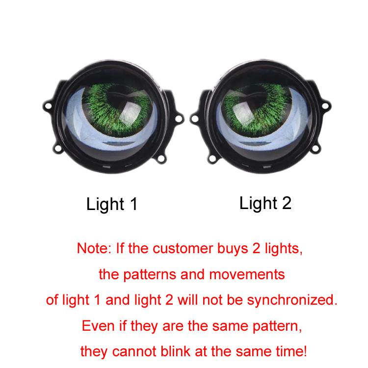 3-inch Car Motorcycle LED Demon Eye Light Modification