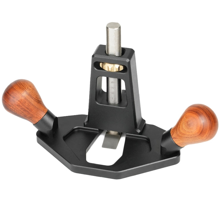 Router Planer Right Angle Tenon Shoulder Trimming Slotting Planer DIY Woodcraft Tool — Aluminum Handle