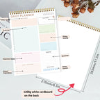 52 Sheets A4 English Daily Planner Coil Notepad Schedule Book To Do List Important Matters
