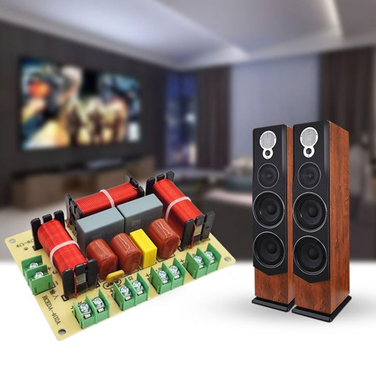 One High One Medium Two Low 4-Way Speaker Crossover Audio Modification Divider — RCEDA-402A