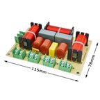 One High One Medium Two Low 4-Way Speaker Crossover Audio Modification Divider — view 3