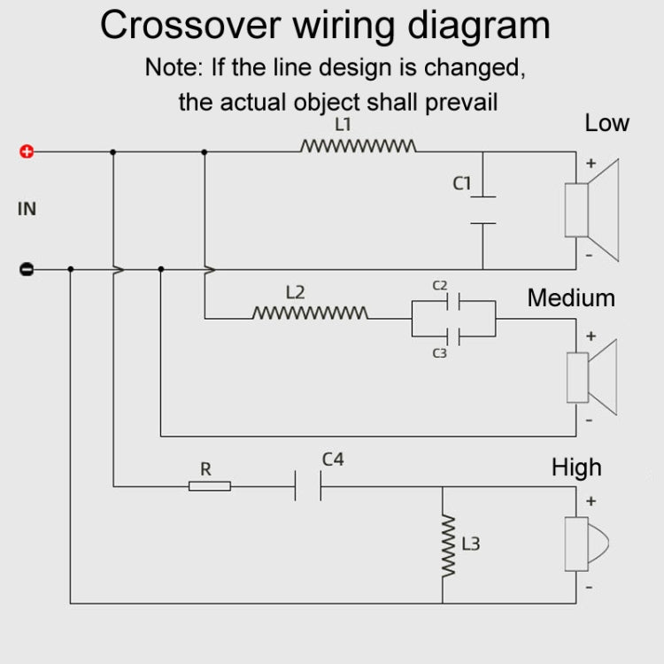 WEAH-3007B Home Cinema Speaker Crossover High Medium And Low 3-Way Audio Modification Divider — view 6